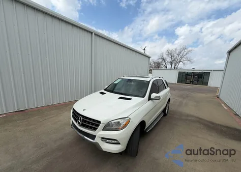 2013 Mercedes-Benz Ml 350 4Matic из США, поврежденный, VIN 4JGDA5HB0DA144208